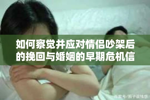 如何察觉并应对情侣吵架后的挽回与婚姻的早期危机信号？