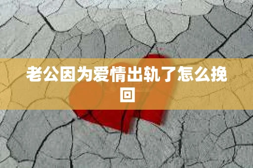 老公因为爱情出轨了怎么挽回