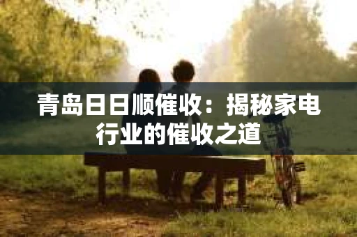 青岛日日顺催收：揭秘家电行业的催收之道
