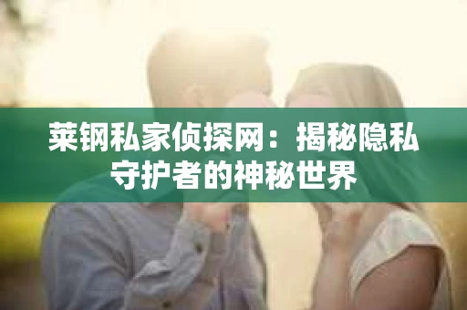 莱钢私家侦探网：揭秘隐私守护者的神秘世界