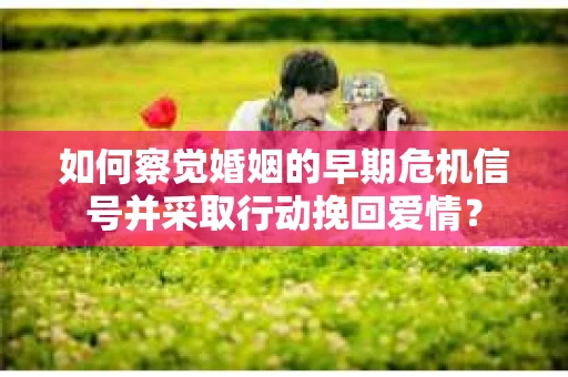 如何察觉婚姻的早期危机信号并采取行动挽回爱情? 如何察觉婚姻的早期危机信号并采取行动挽回爱情?