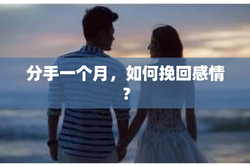 分手一个月，如何挽回感情？