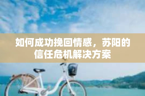 如何成功挽回情感，苏阳的信任危机解决方案