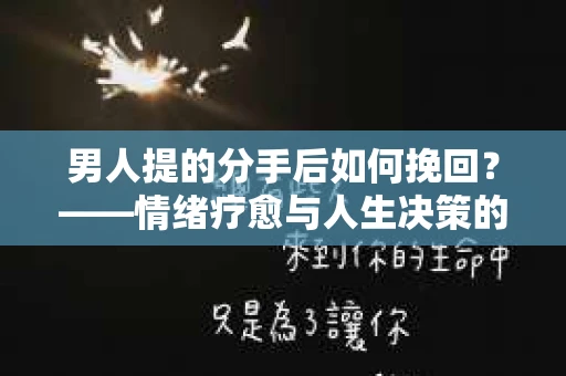 男人提的分手后如何挽回？——情绪疗愈与人生决策的干货指南