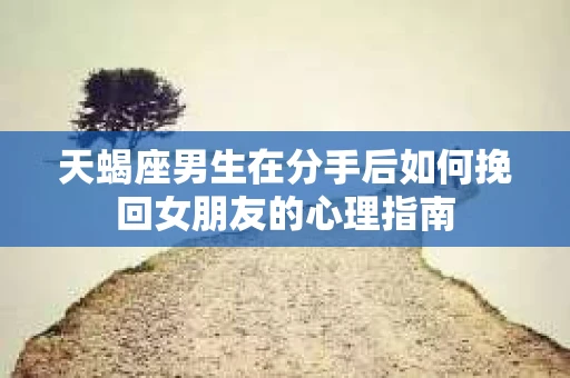 天蝎座男生在分手后如何挽回女朋友的心理指南